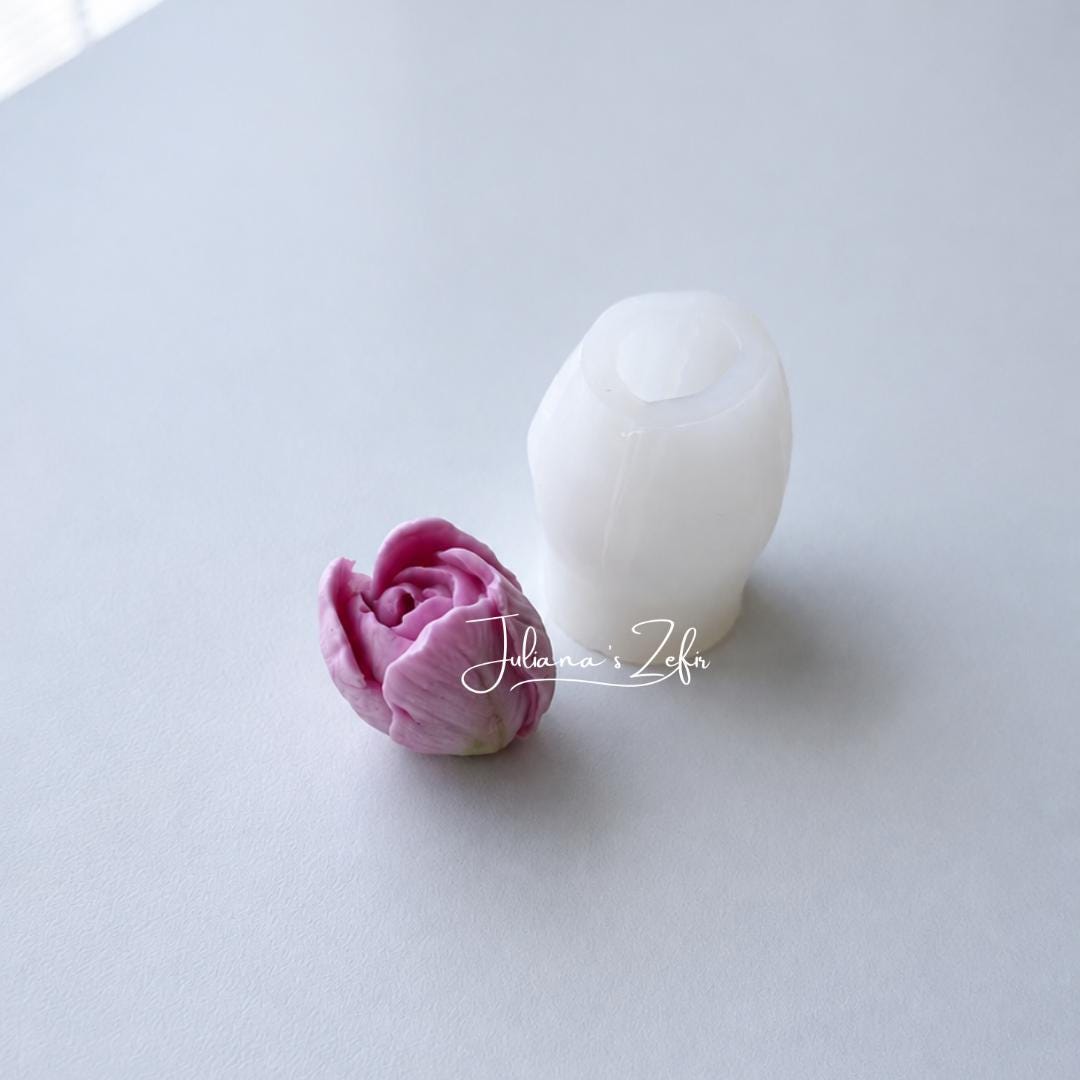 Tulip Bud Silicone Mold | food grade marshmallow zefir decorating tool