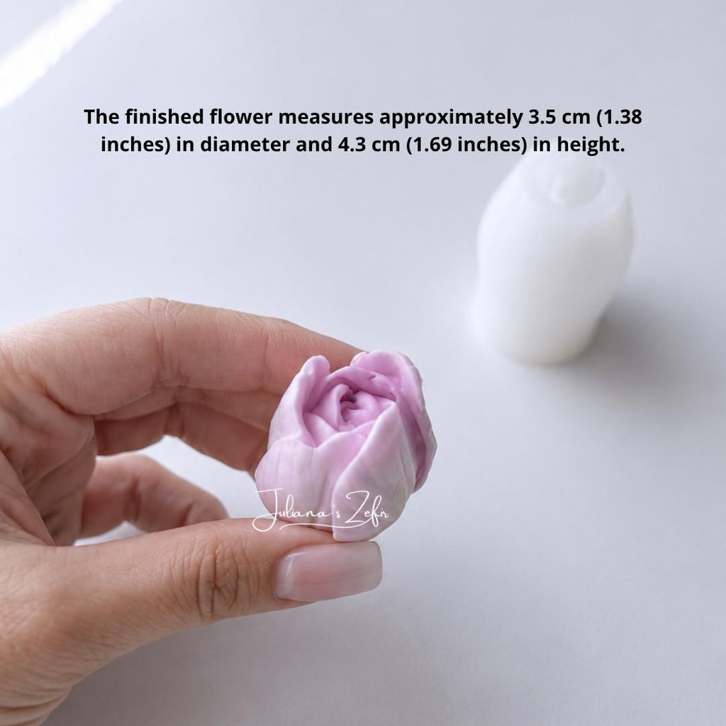 Tulip Bud Silicone Mold | food grade marshmallow zefir decorating tool