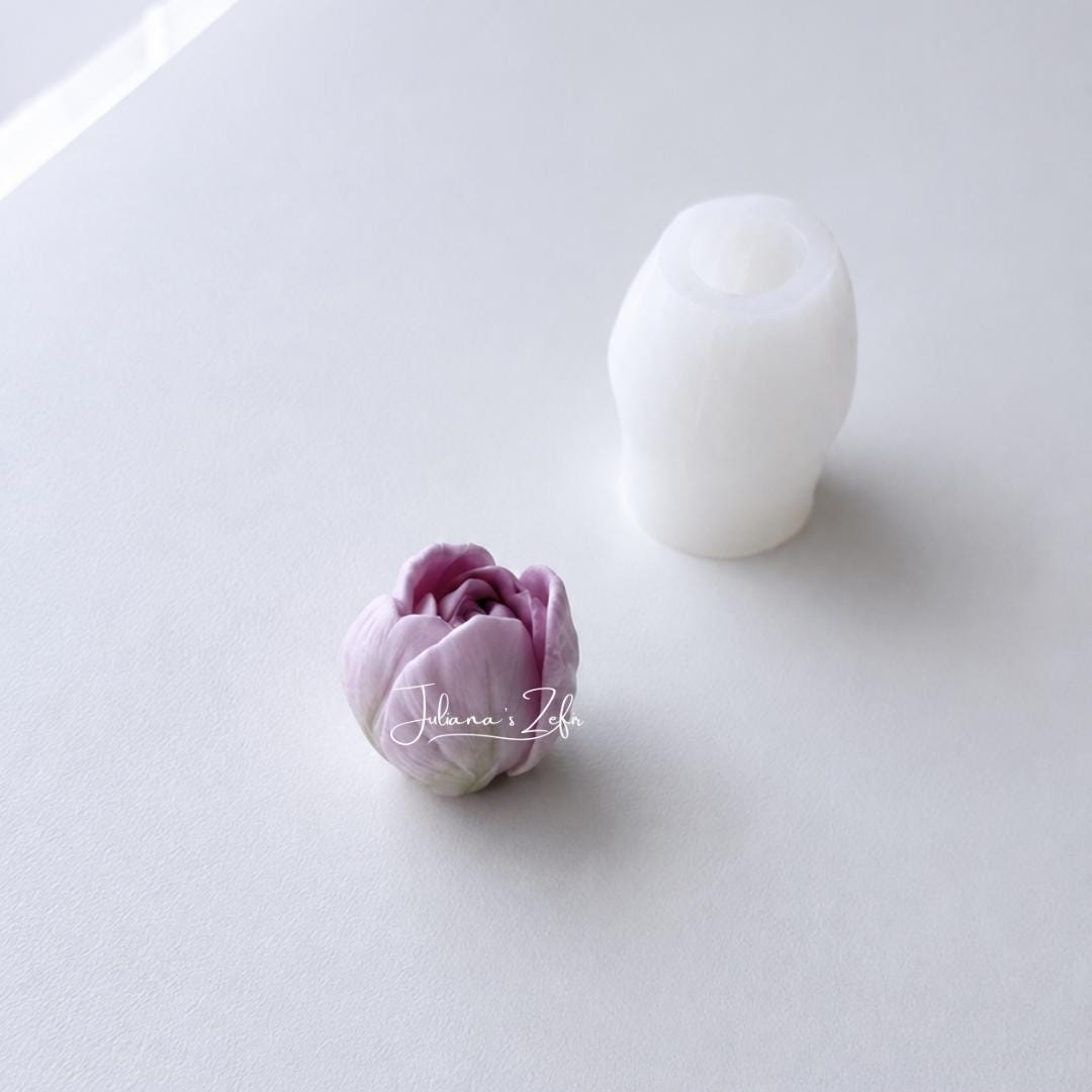 Tulip Bud Silicone Mold | food grade marshmallow zefir decorating tool