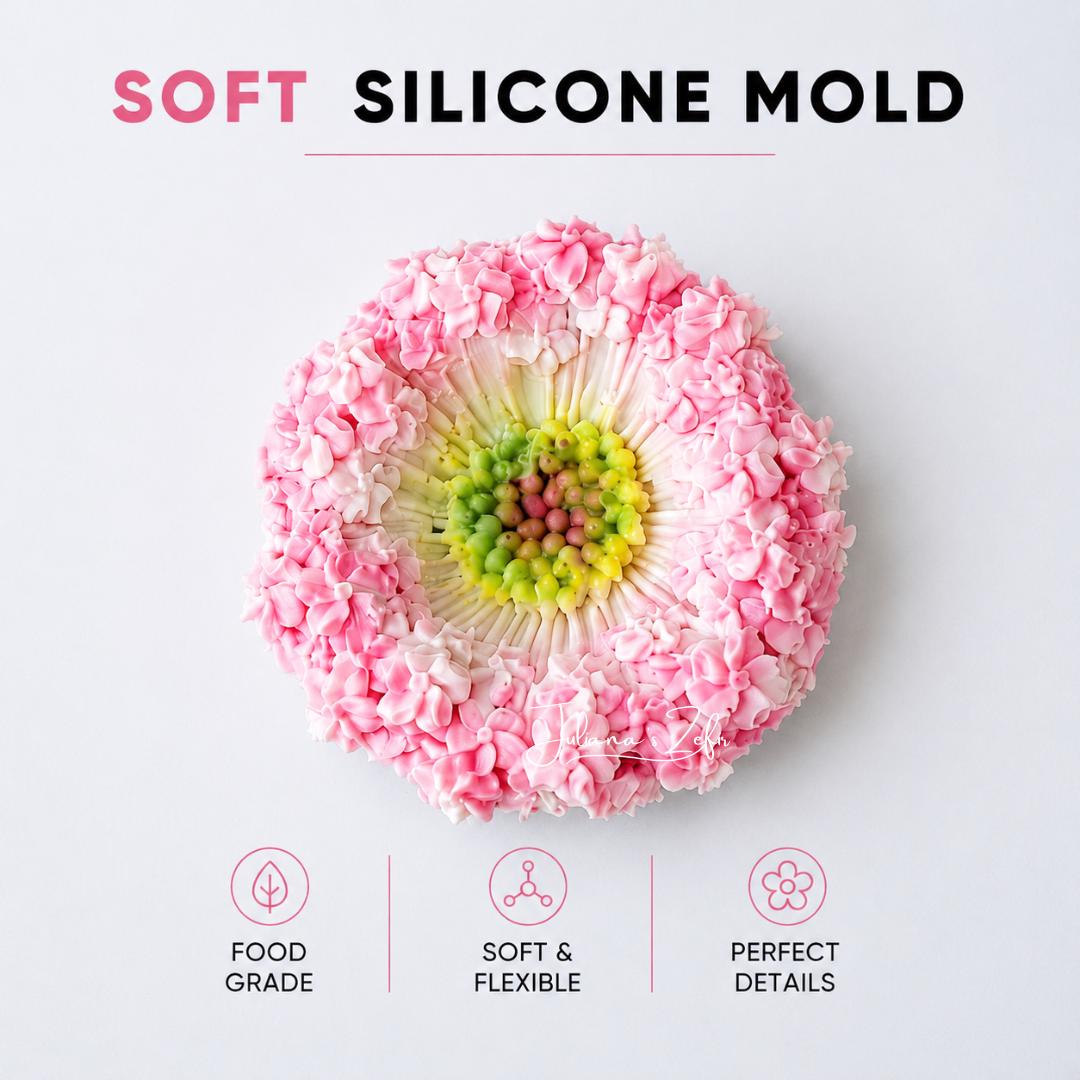 African Lily Silicone Mold | food grade marshmallow zefir decorating tool