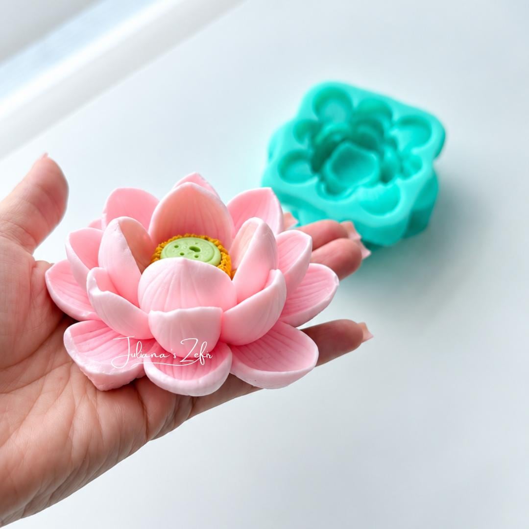 Lotus Silicone Mold | food grade marshmallow zefir decorating tool