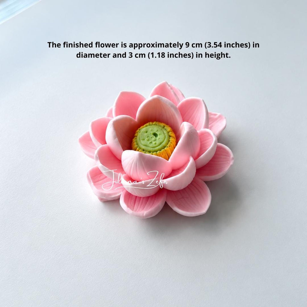 Lotus Silicone Mold | food grade marshmallow zefir decorating tool