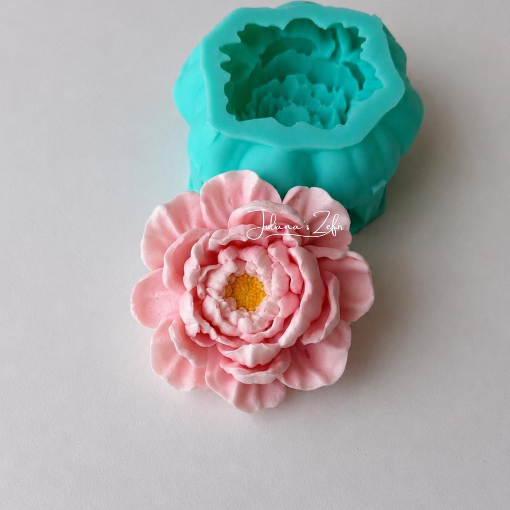 Peony Eternal Camellias Silicone Mold | food grade marshmallow zefir decorating tool