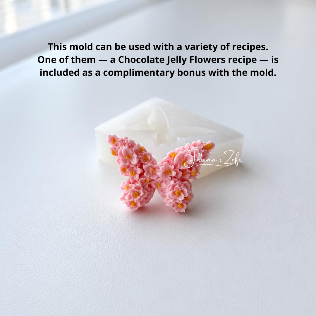 Butterfly XS Silicone Mold | food grade marshmallow zefir decorating tool