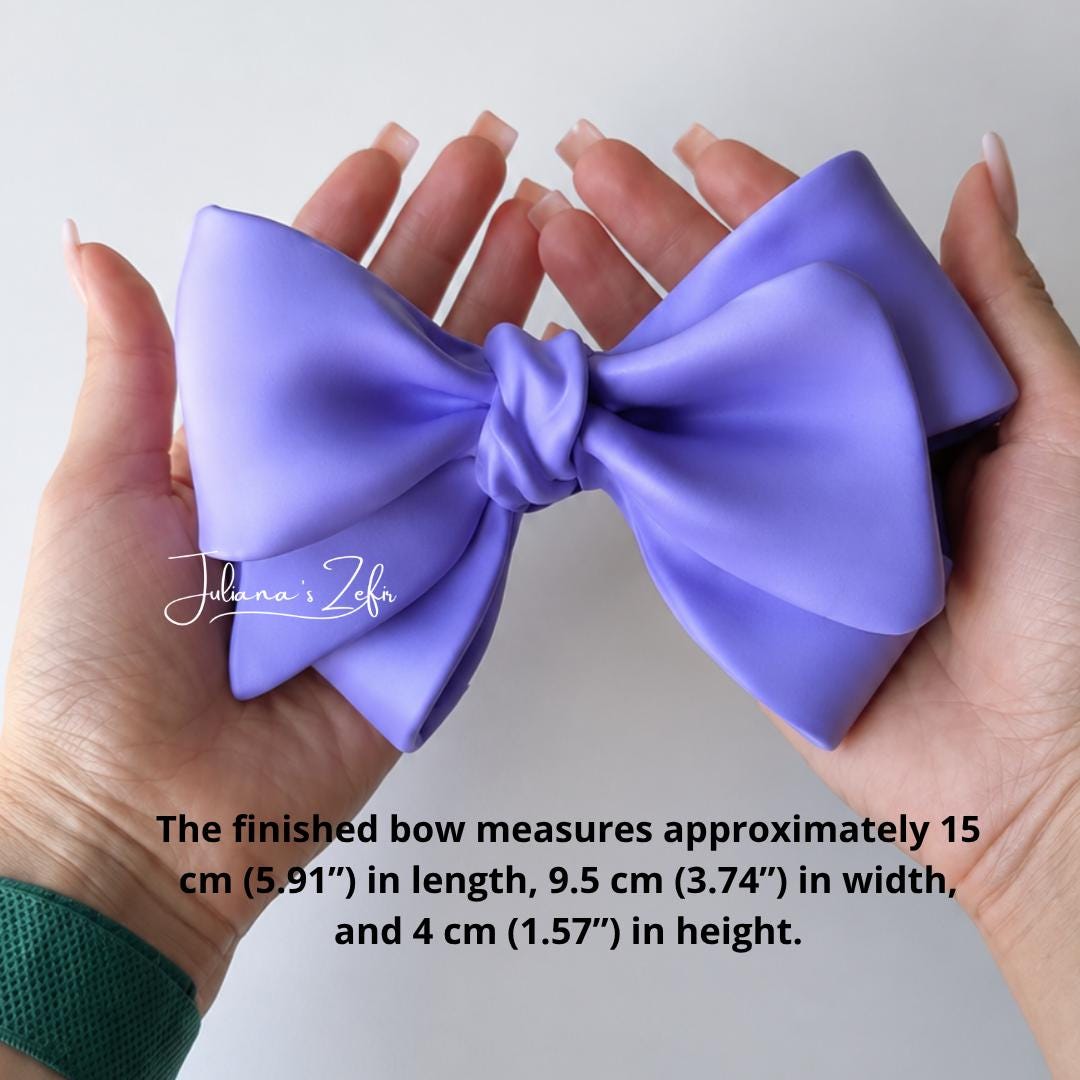 XXL Bow Silicone Mold | food grade marshmallow zefir decorating tool