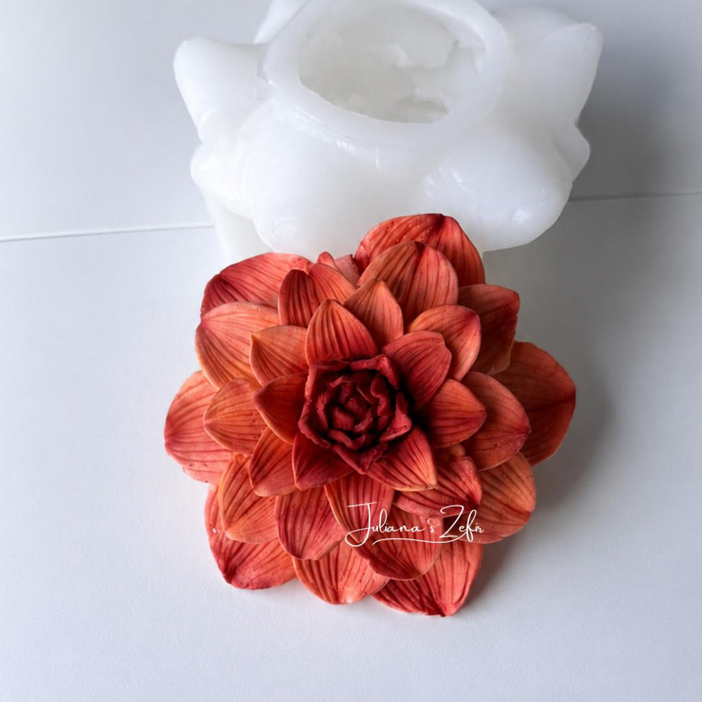 Bento Dahlia Silicone Mold | food grade marshmallow zefir decorating tool