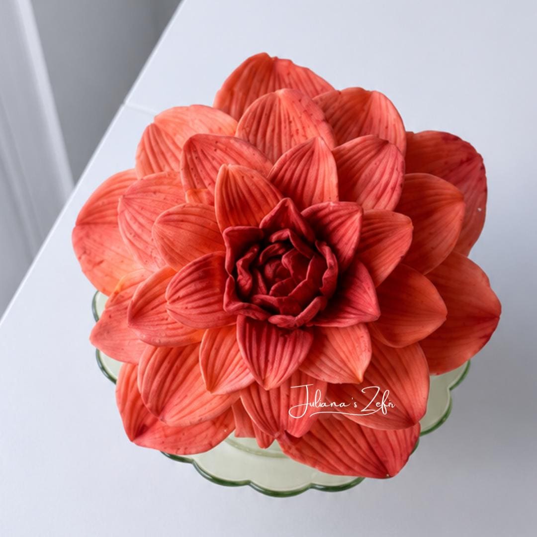 Bento Dahlia Silicone Mold | food grade marshmallow zefir decorating tool
