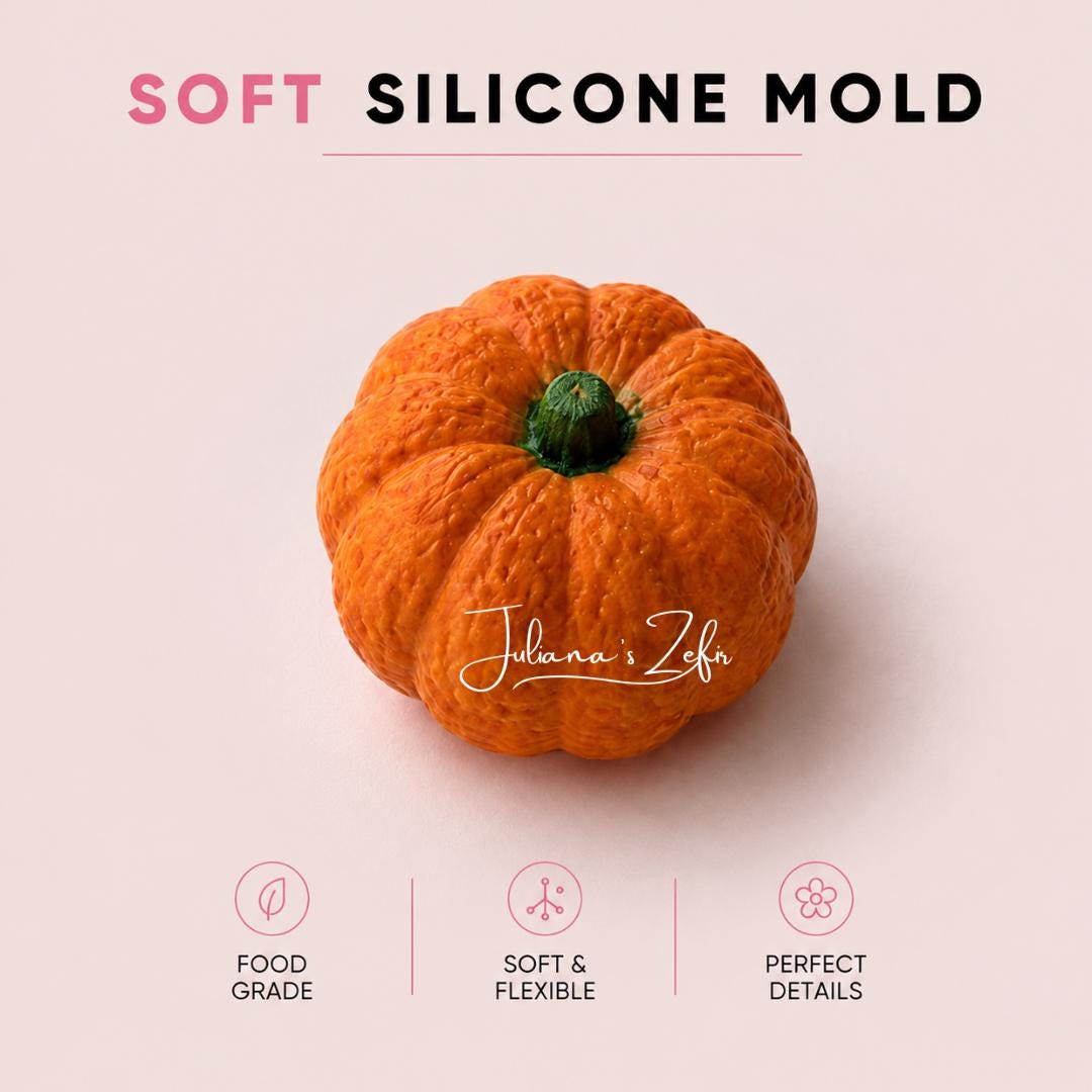 Pumpkin Silicone Mold | food grade marshmallow zefir decorating tool