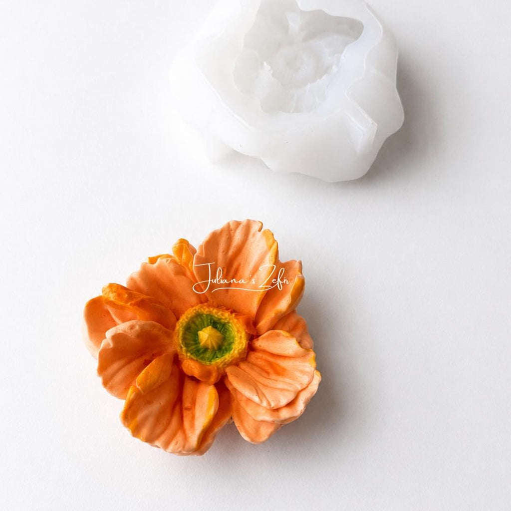 Poppy Fantasy Silicone Mold | food grade marshmallow zefir decorating tool