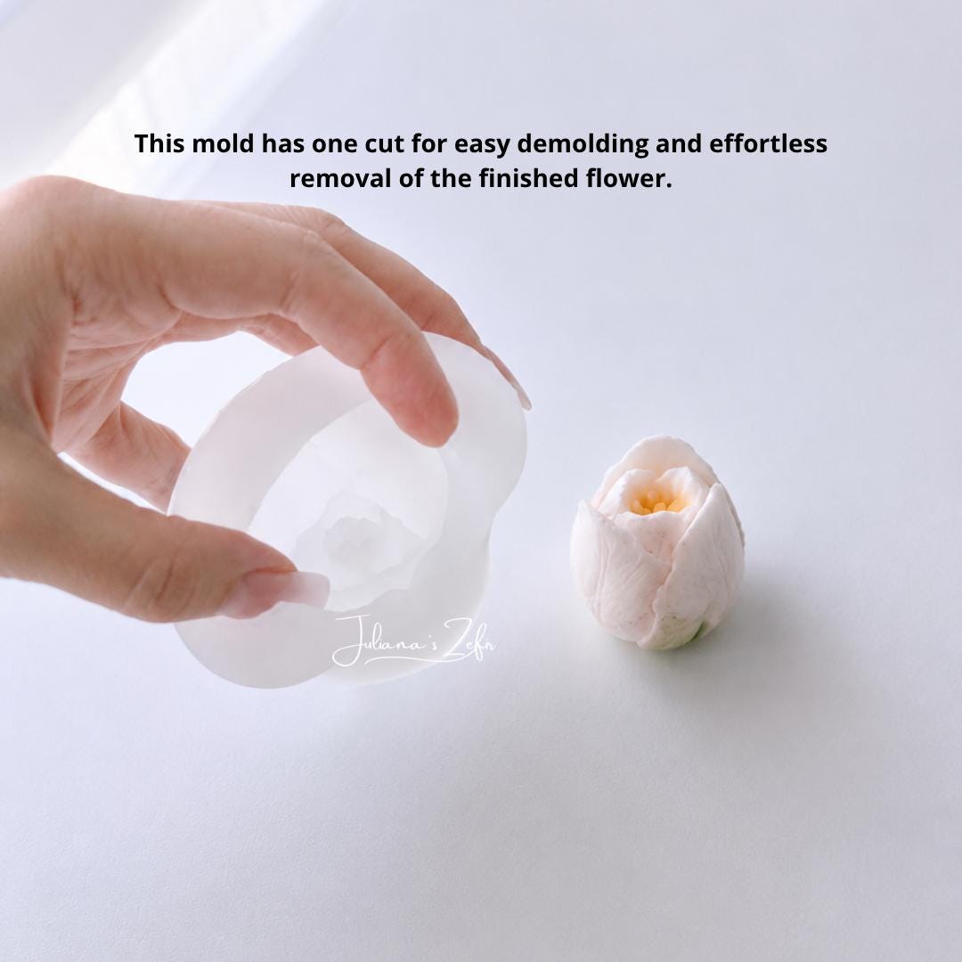 Tulip Silicone Mold | food grade marshmallow zefir decorating tool