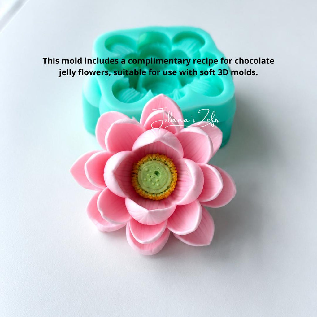 Lotus Silicone Mold | food grade marshmallow zefir decorating tool