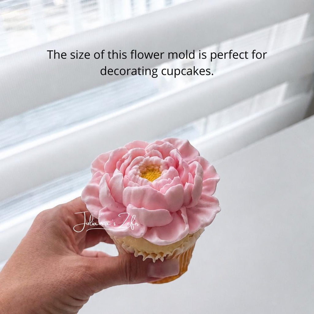 Peony Eternal Camellias Silicone Mold | food grade marshmallow zefir decorating tool