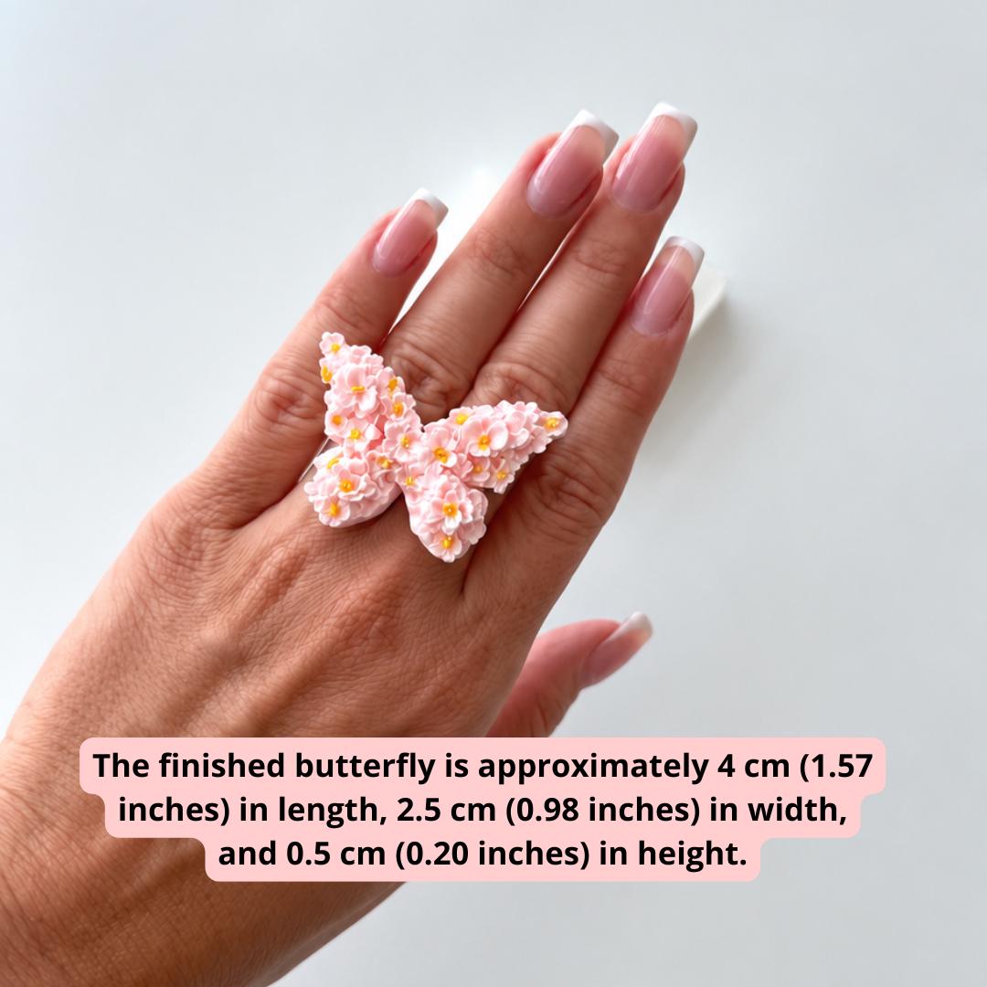 Butterfly XS Silicone Mold | food grade marshmallow zefir decorating tool