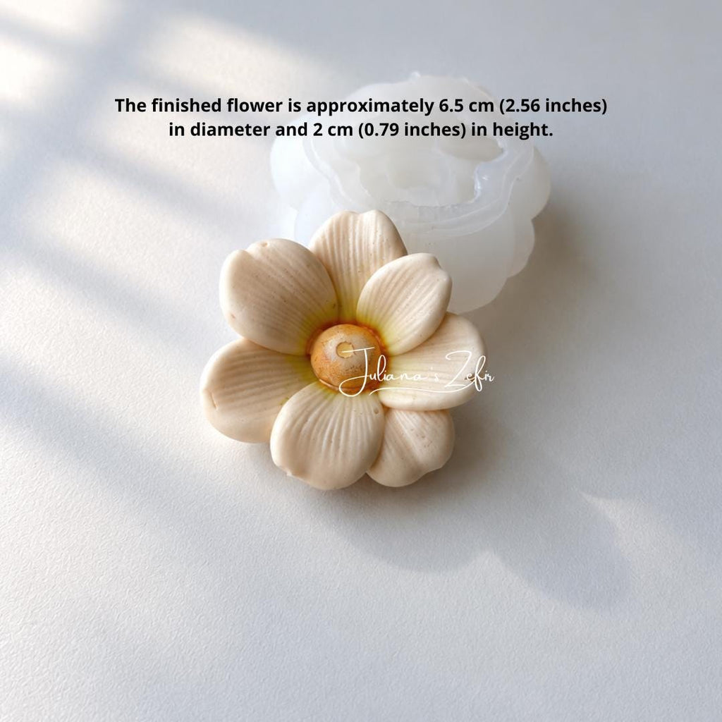 White Daisy Flower Silicone Mold | food grade marshmallow zefir decorating tool