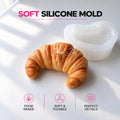 Croissant Silicone Mold | food grade marshmallow zefir decorating tool