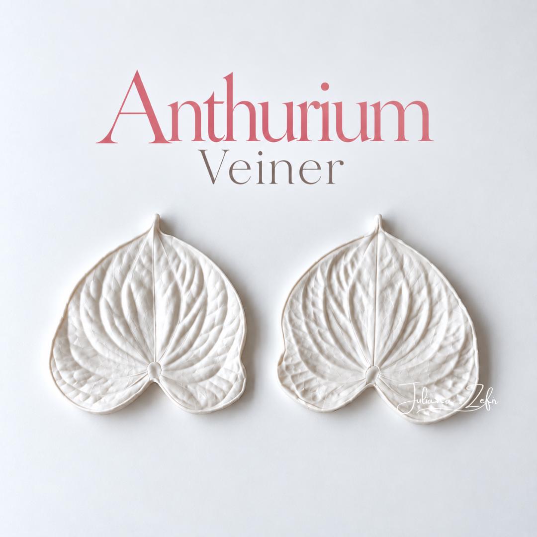 Anthurium Silicone Veiner Mold | food grade marshmallow zefir decorating tool