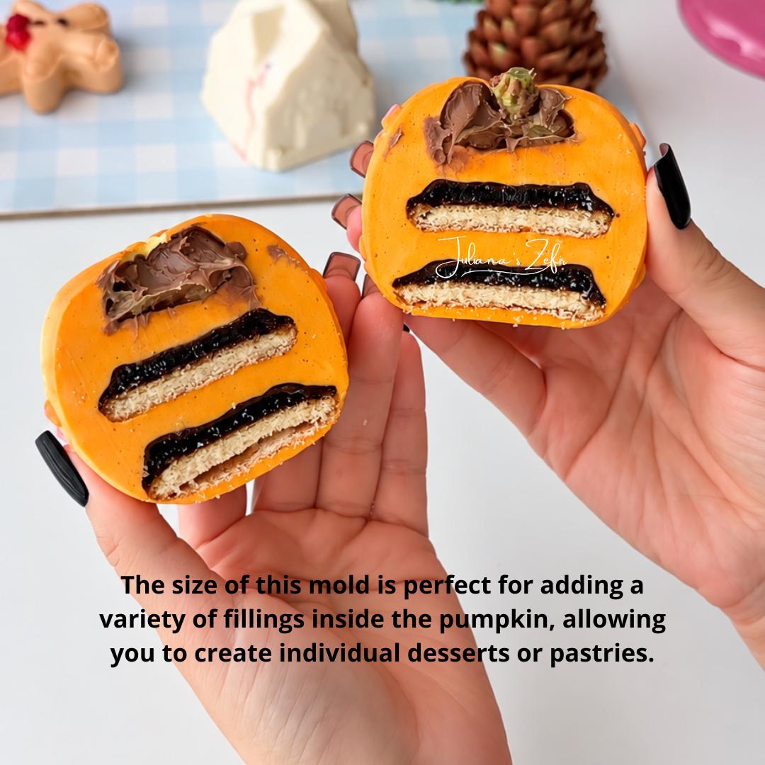 Pumpkin & Bows Silicone Mold | food grade marshmallow zefir decorating tool
