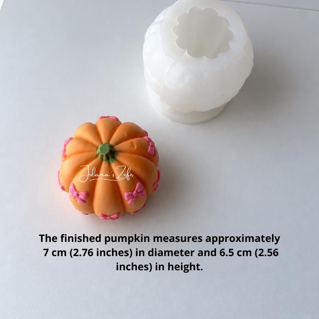 Pumpkin & Bows Silicone Mold | food grade marshmallow zefir decorating tool