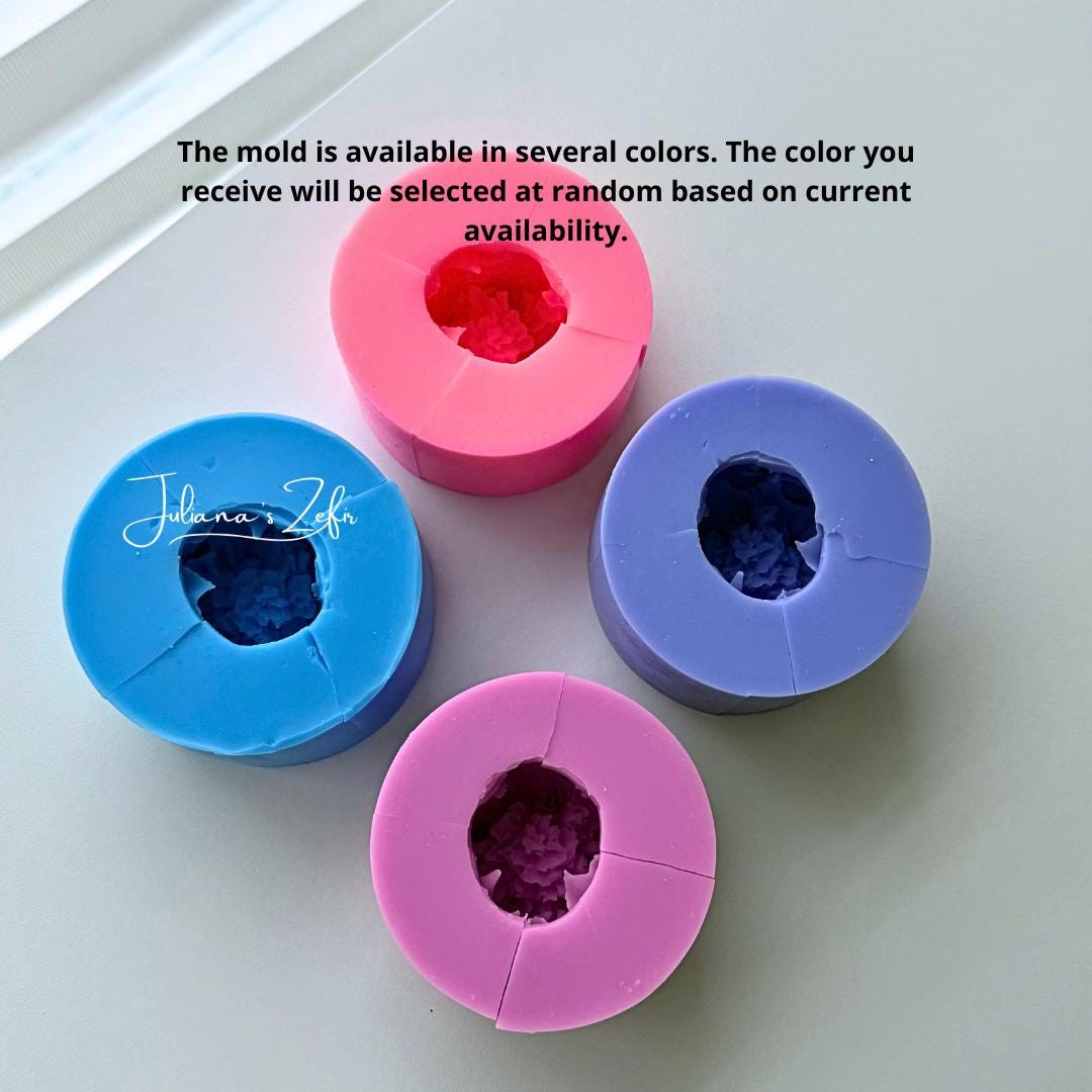 Peony Violet Silicone Mold | food grade marshmallow zefir decorating tool