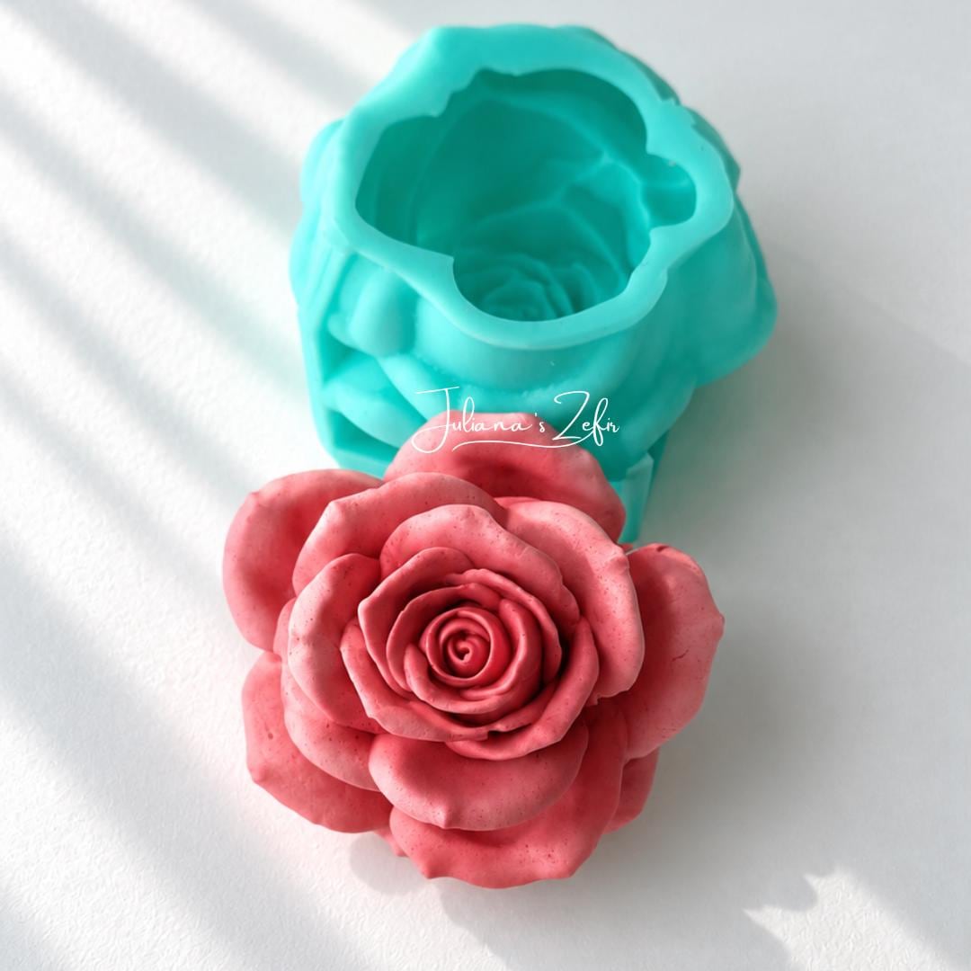 XL Rose Silicone Mold | food grade marshmallow zefir decorating tool
