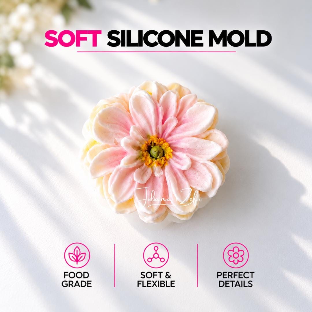 Buttercup Silicone Mold | food grade marshmallow zefir decorating tool