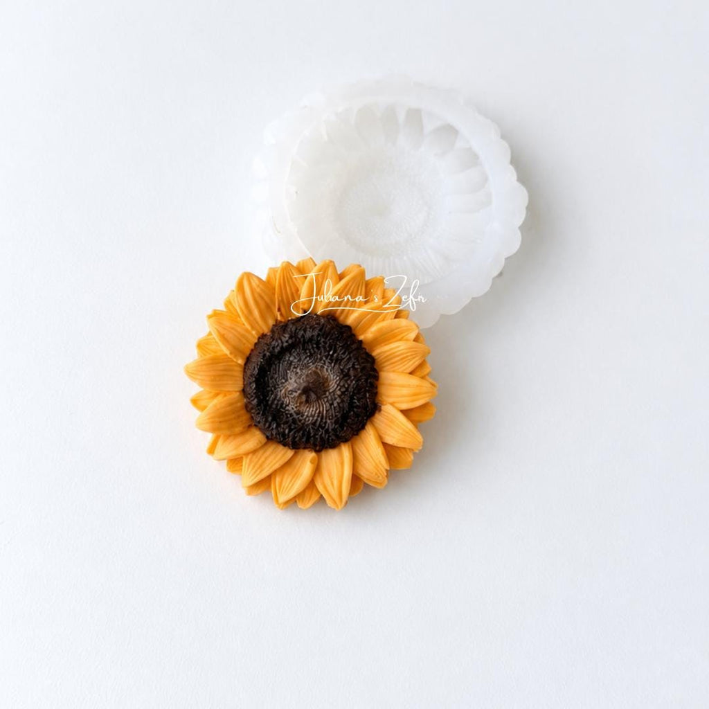 Sunflower Medium size Silicone Mold | food grade marshmallow zefir decorating tool