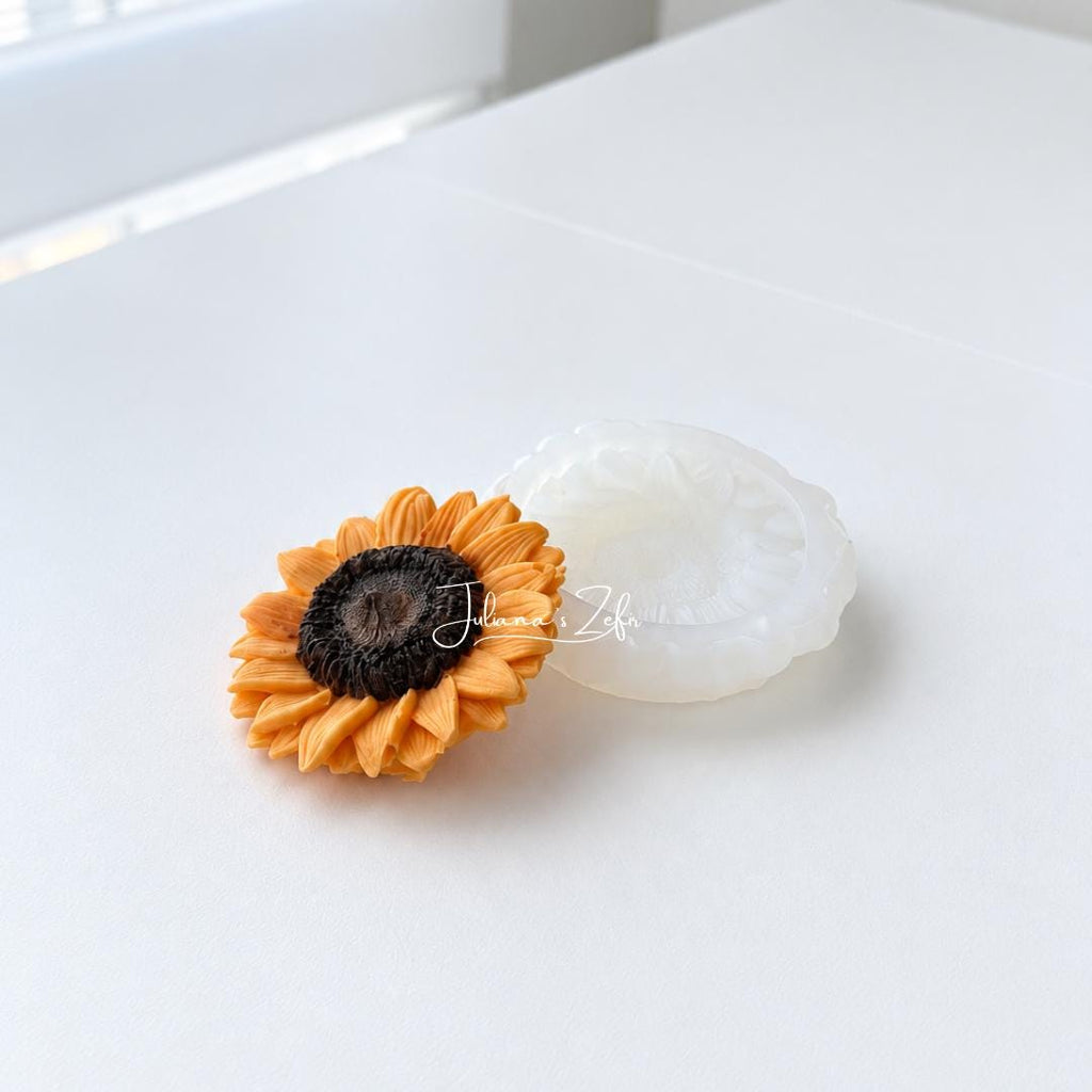 Sunflower Medium size Silicone Mold | food grade marshmallow zefir decorating tool