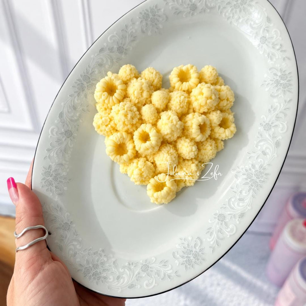 Raspberry Heart Silicone Mold | food grade marshmallow zefir decorating tool