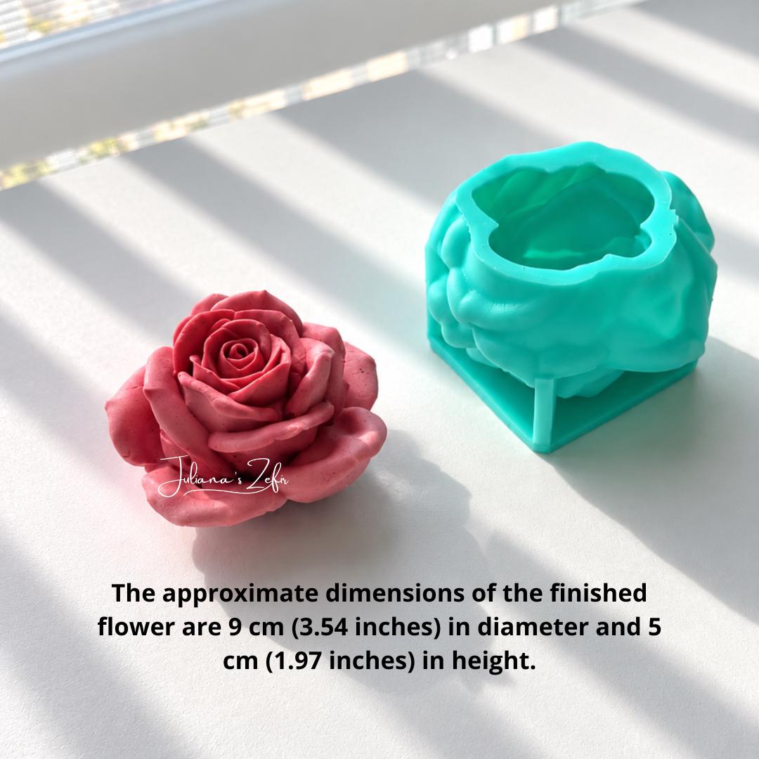 XL Rose Silicone Mold | food grade marshmallow zefir decorating tool