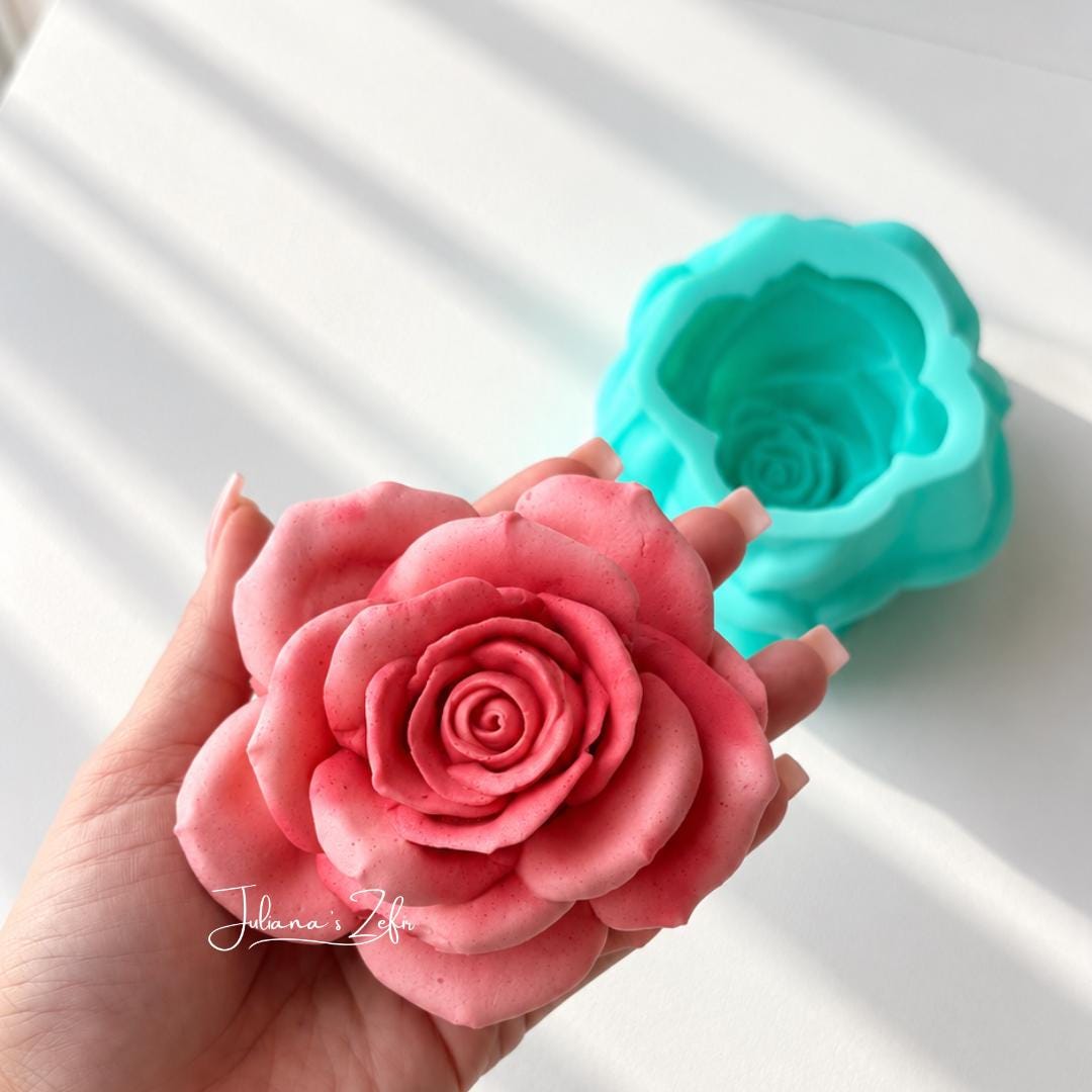 XL Rose Silicone Mold | food grade marshmallow zefir decorating tool