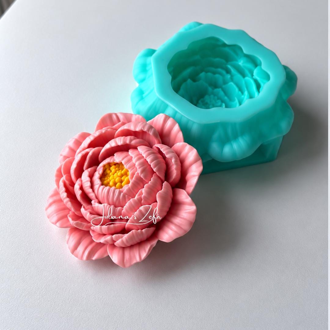 Peony Coral Charm New Silicone Mold | food grade marshmallow zefir decorating tool