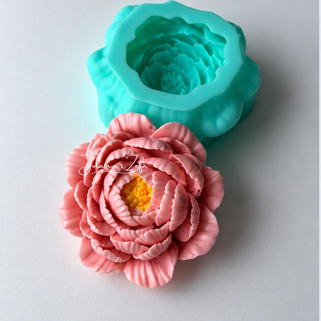 Peony Coral Charm New Silicone Mold | food grade marshmallow zefir decorating tool