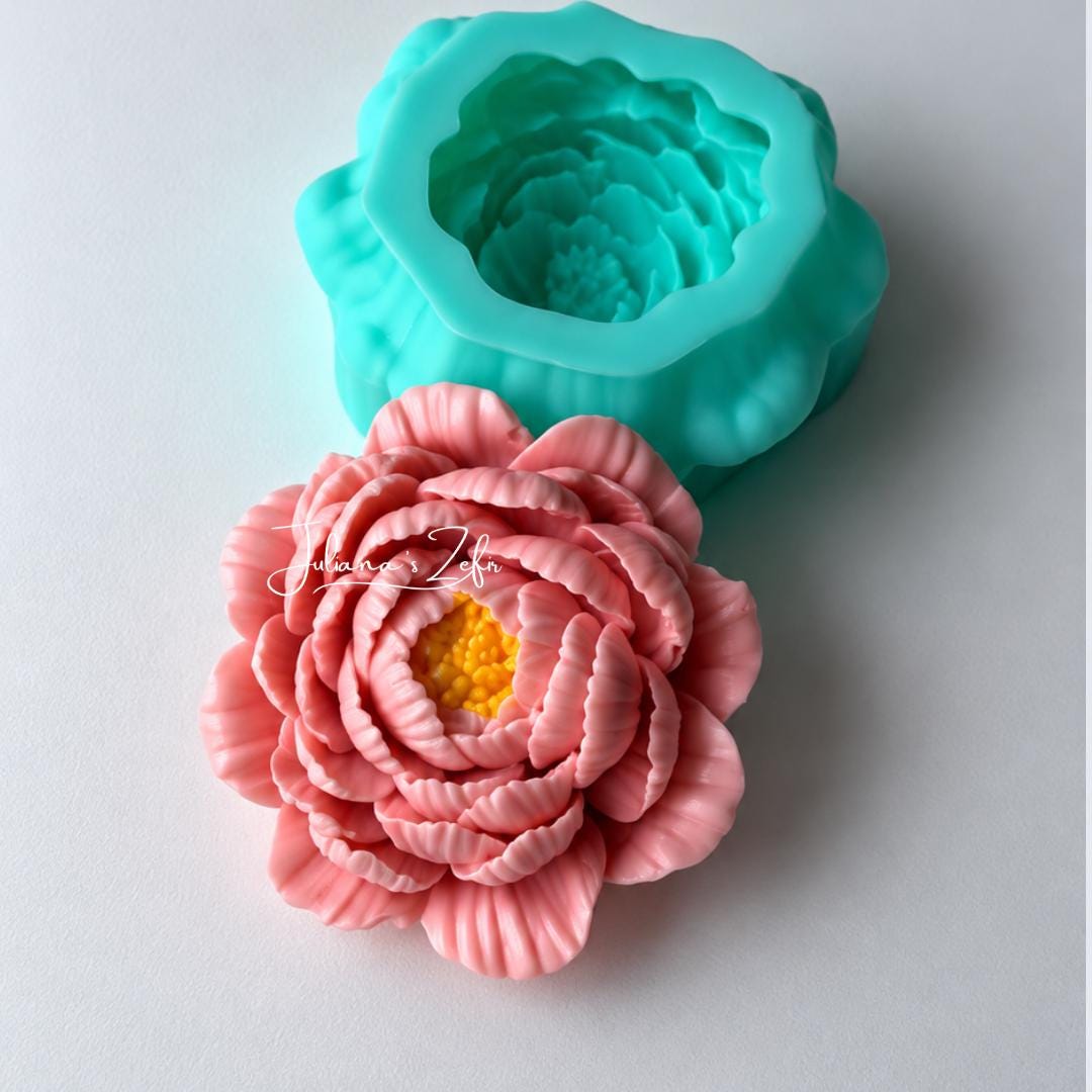 Peony Coral Charm New Silicone Mold | food grade marshmallow zefir decorating tool