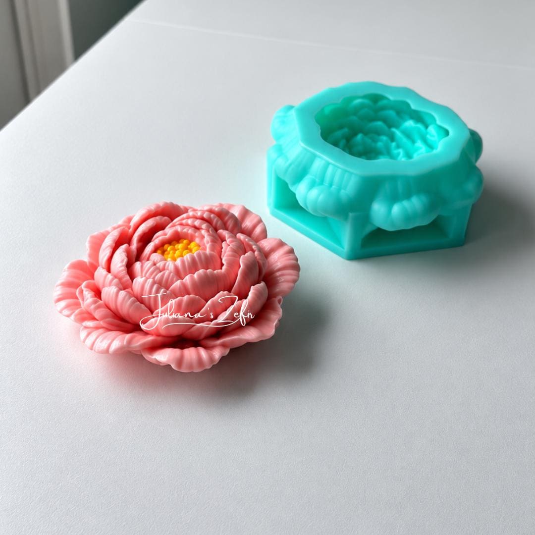Peony Coral Charm New Silicone Mold | food grade marshmallow zefir decorating tool
