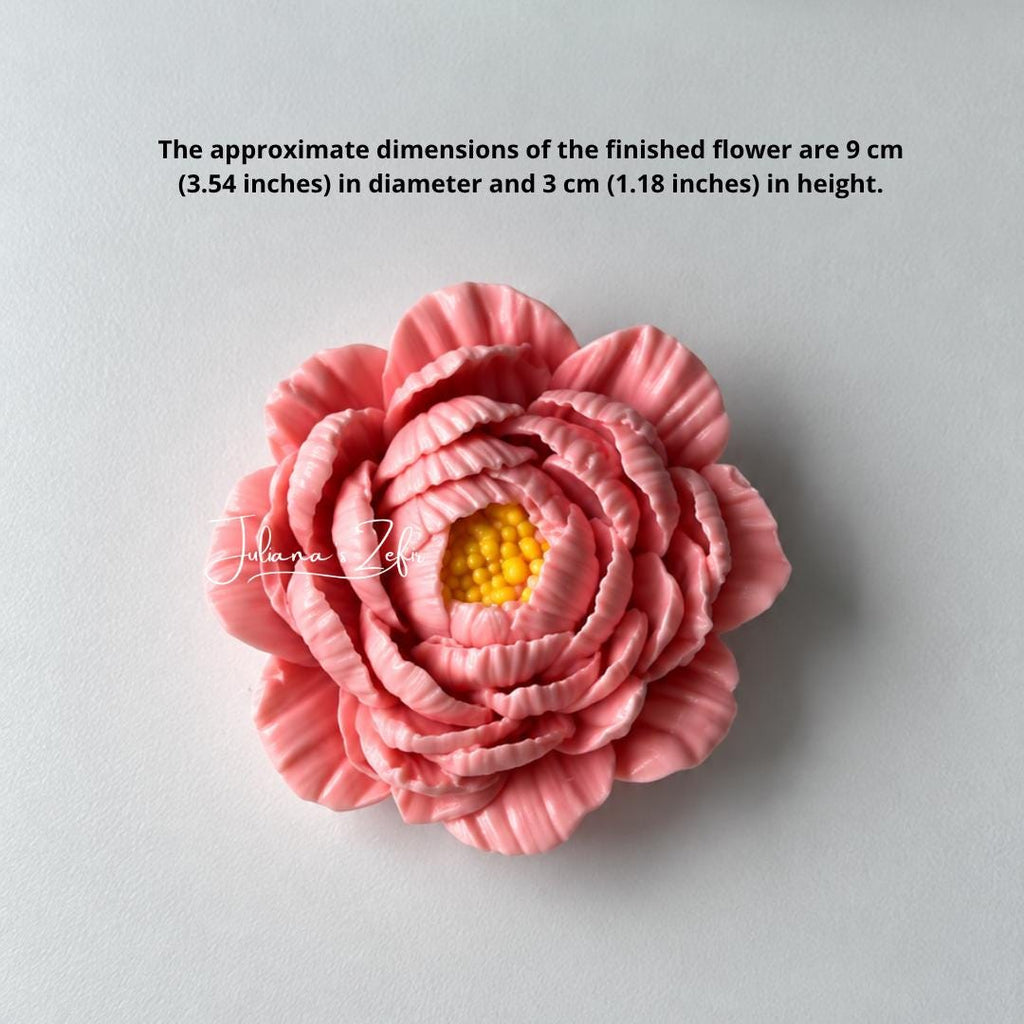 Peony Coral Charm New Silicone Mold | food grade marshmallow zefir decorating tool