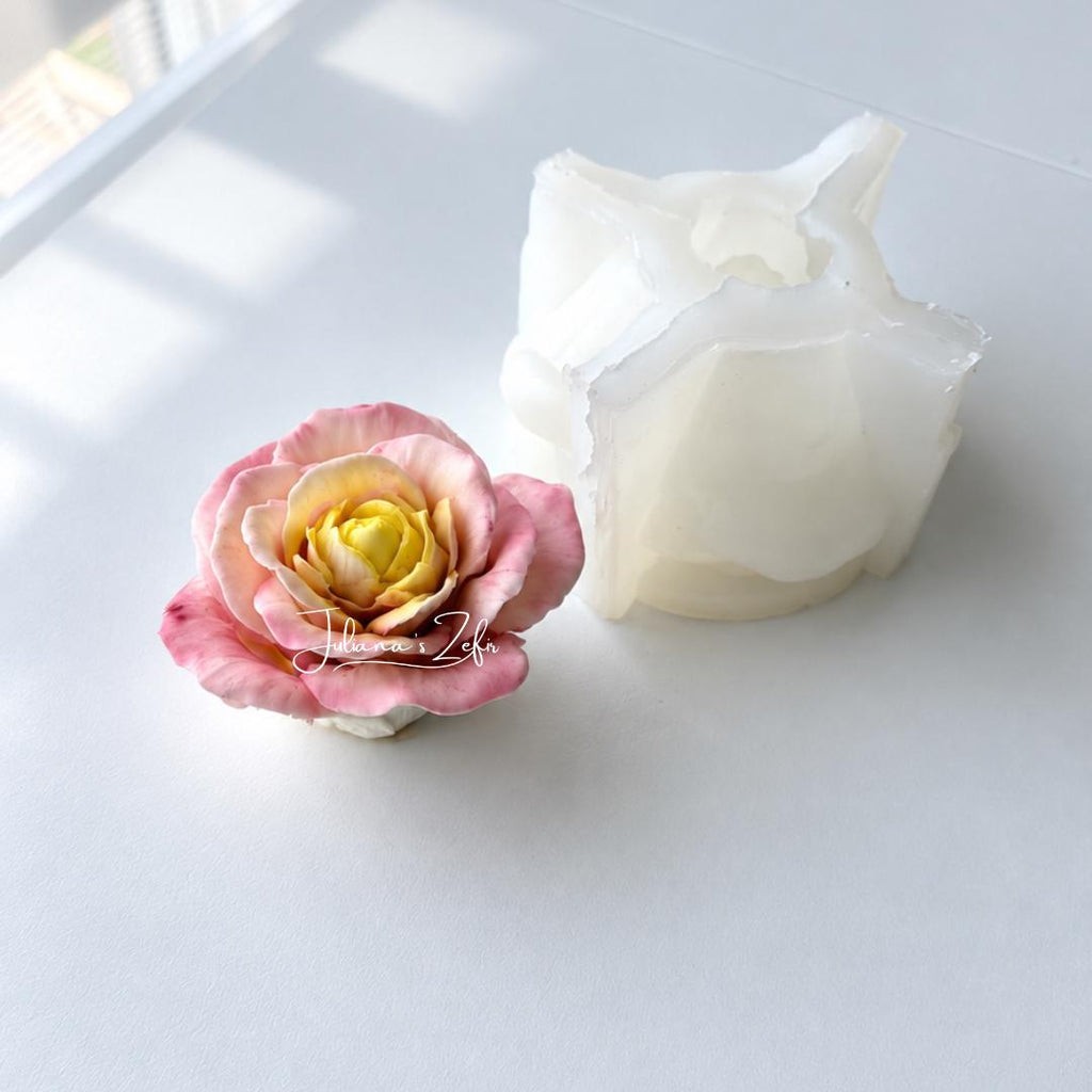 XL Rose Enchanted Peace Silicone Mold | food grade marshmallow zefir decorating tool