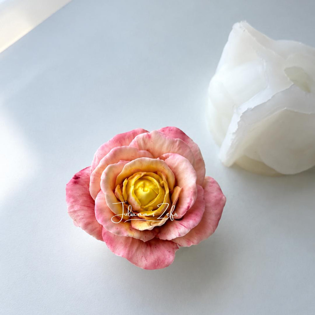 XL Rose Enchanted Peace Silicone Mold | food grade marshmallow zefir decorating tool