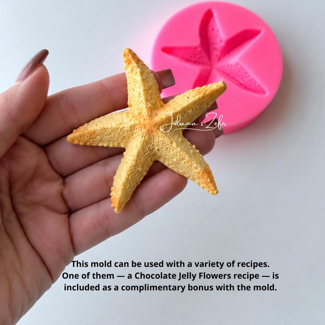 Starfish Silicone Mold | food grade marshmallow zefir decorating tool