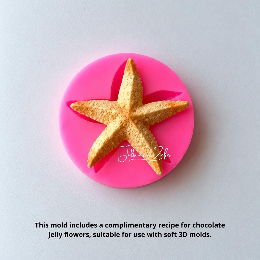 Starfish Silicone Mold | food grade marshmallow zefir decorating tool