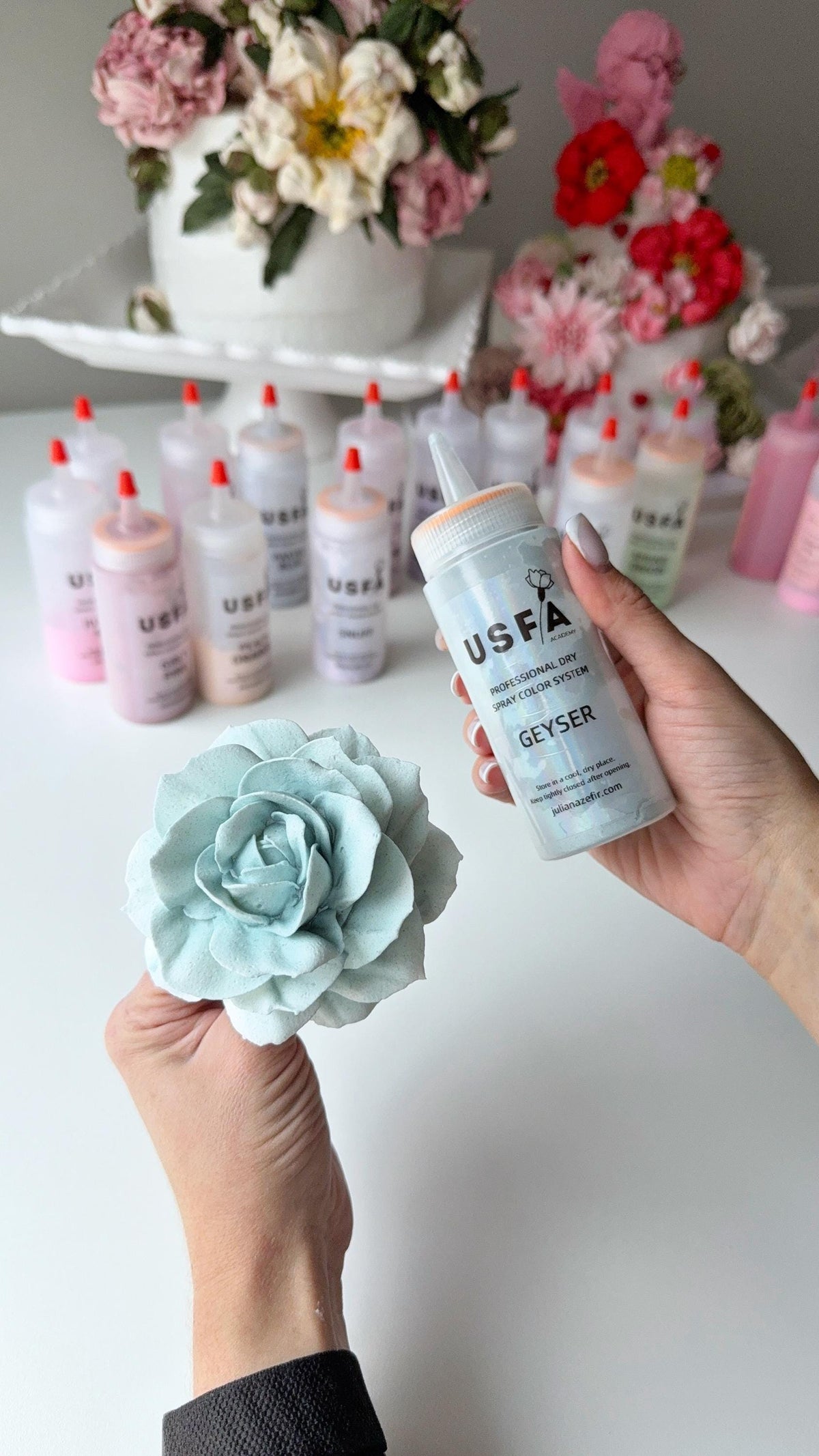 Dry Spray Food Color – Airbrush Alternative for Piped Flowers, Marshmallow, Buttercream (25g)
