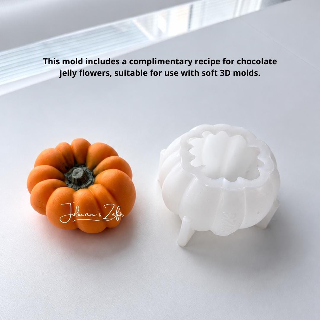 Pumpkin Large Silicone Mold | food grade marshmallow zefir decorating tool