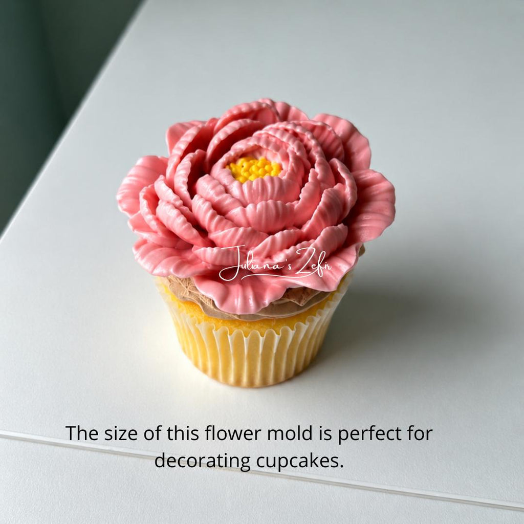 Peony Coral Charm New Silicone Mold | food grade marshmallow zefir decorating tool