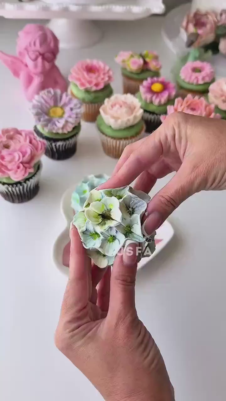 Hydrangea Ball Soft Silicone Mold | food grade marshmallow zefir decorating tool