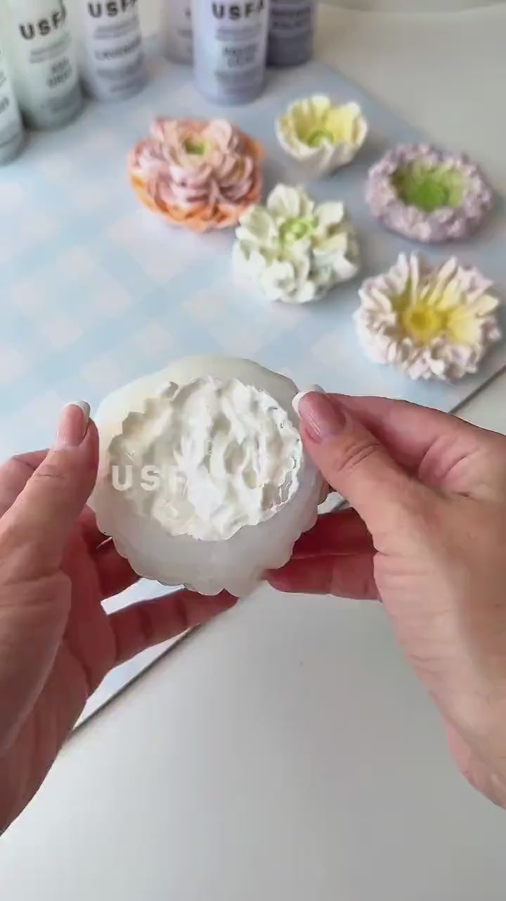 Gerbera Silicone Mold | food grade marshmallow zefir decorating tool