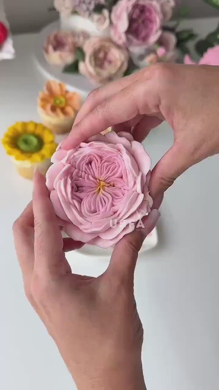 Rose Rosalind Silicone Mold | food grade marshmallow zefir decorating tool