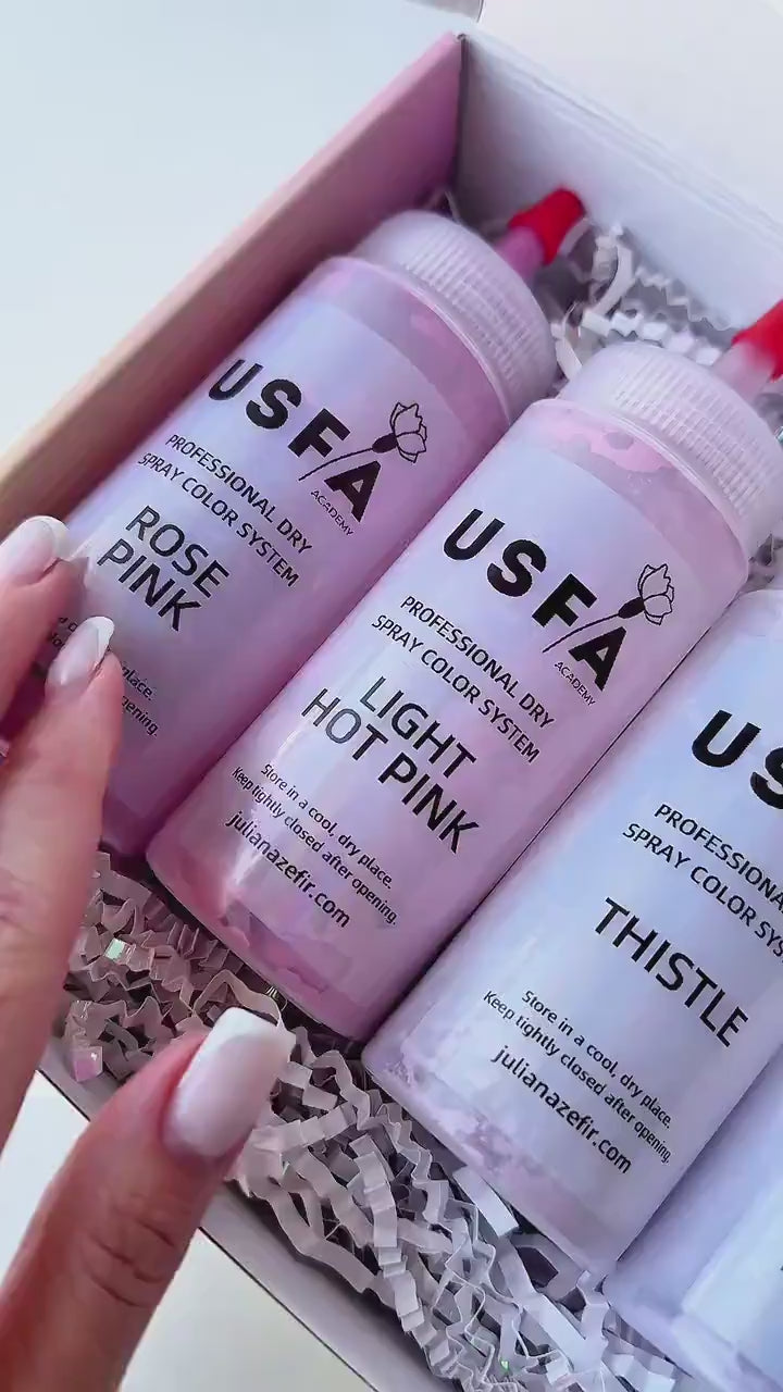 Pastel Blue Dry Spray Color System – Airbrush Alternative for Piped Flowers