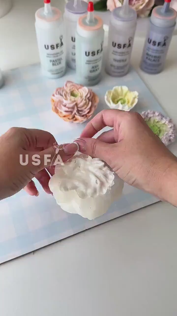 Rose Perle d'Or  Silicone Mold | food grade marshmallow zefir decorating tool