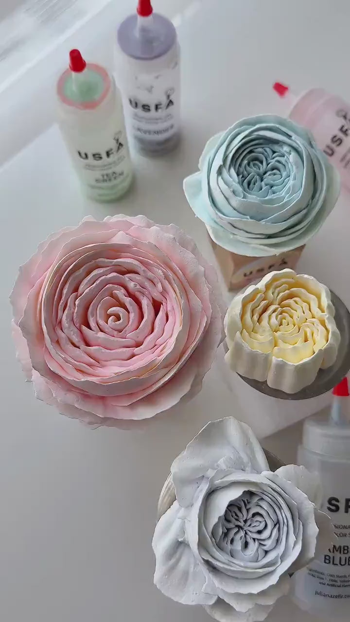 Tea Green Dry Spray Color System – Airbrush Alternative for Piped Flowers