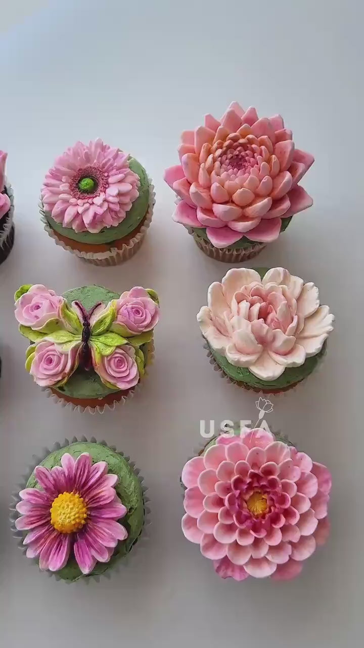 Gerbera Small Silicone Mold | food grade marshmallow zefir decorating tool